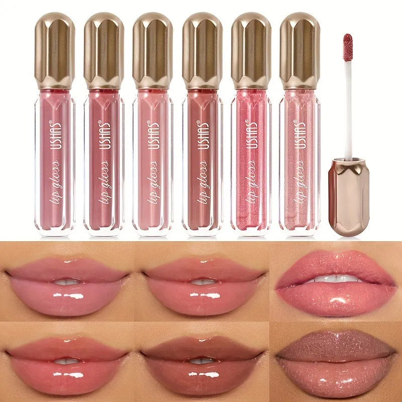 6 Colors Waterproof Long Lasting Moisturizing Lip Gloss