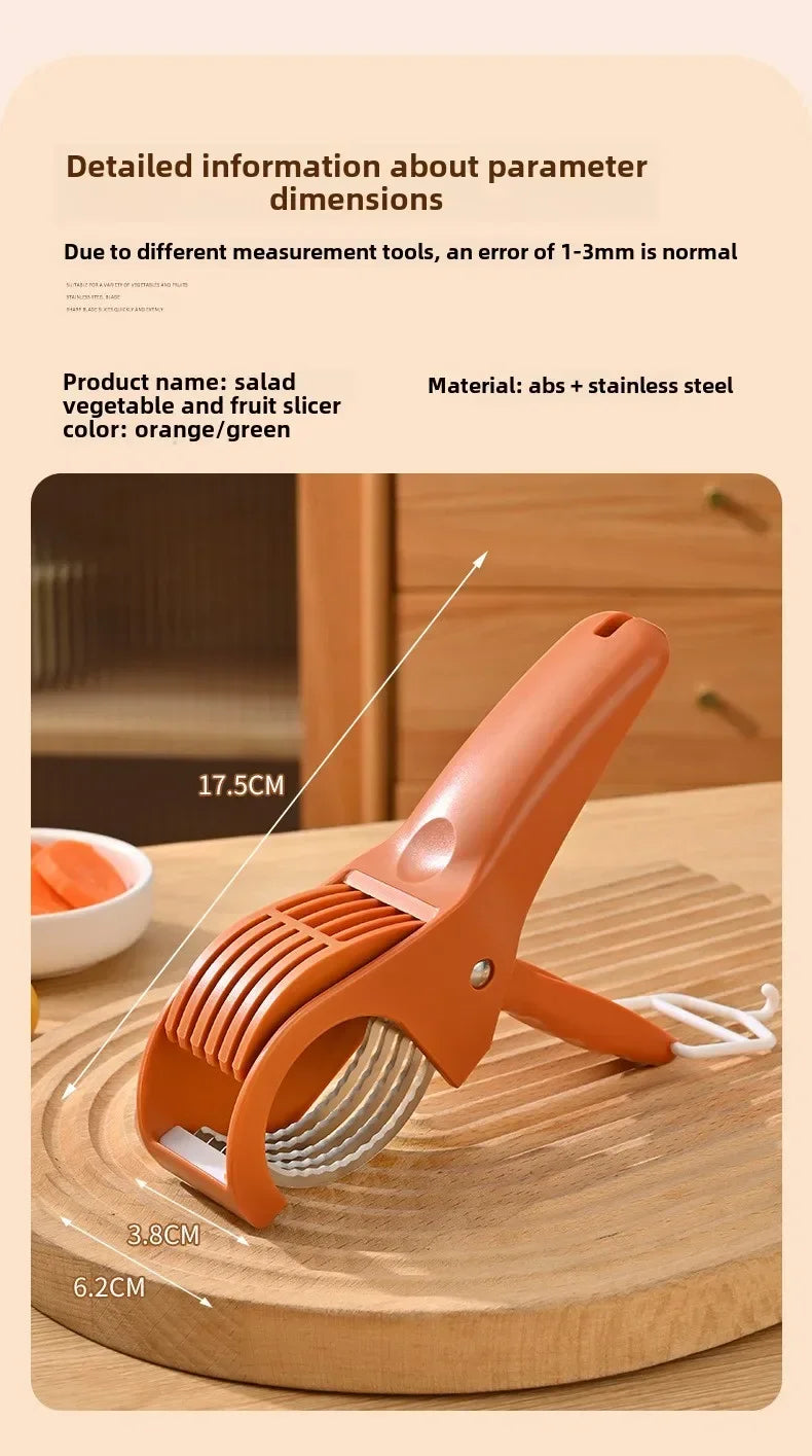 Stainless Steel Vegetable Or Fruit slicer