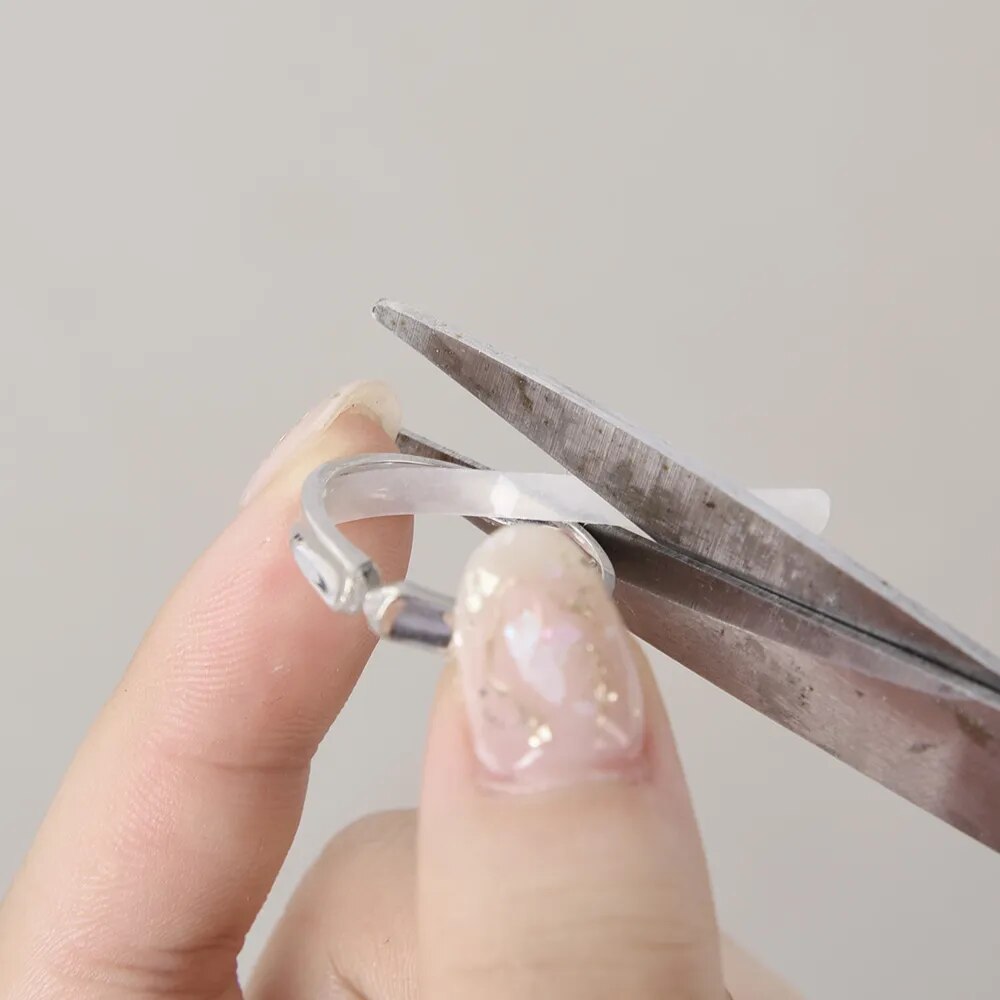 Silicone Transparent Or Color Ring Size Adjustment Adhesive.