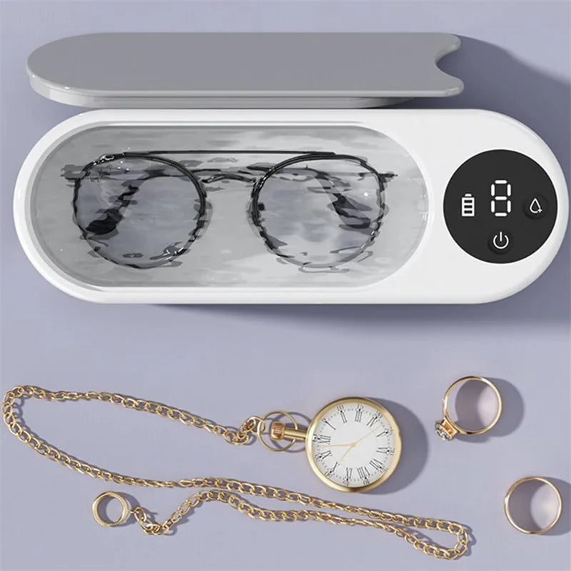 450ML Ultrasonic Portable Cleaning Machine For Glasses Or Jewelry