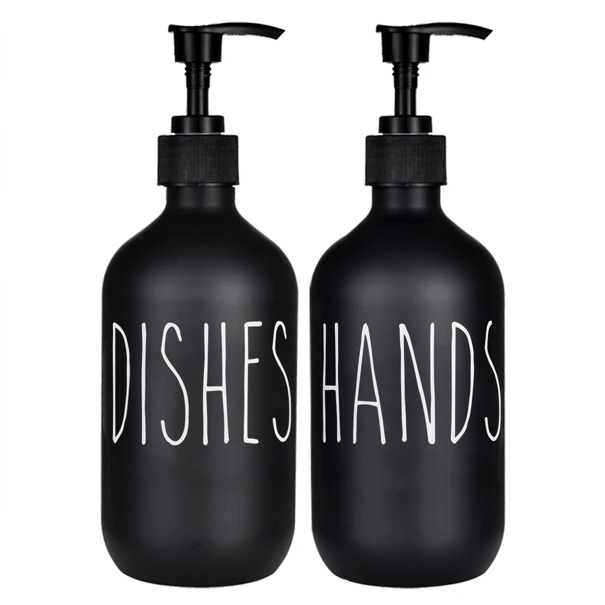 Matte Black Soap Dispensers