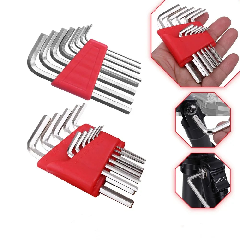 5/8/11 Pcs Metric Short Arm Allen Wrench Set