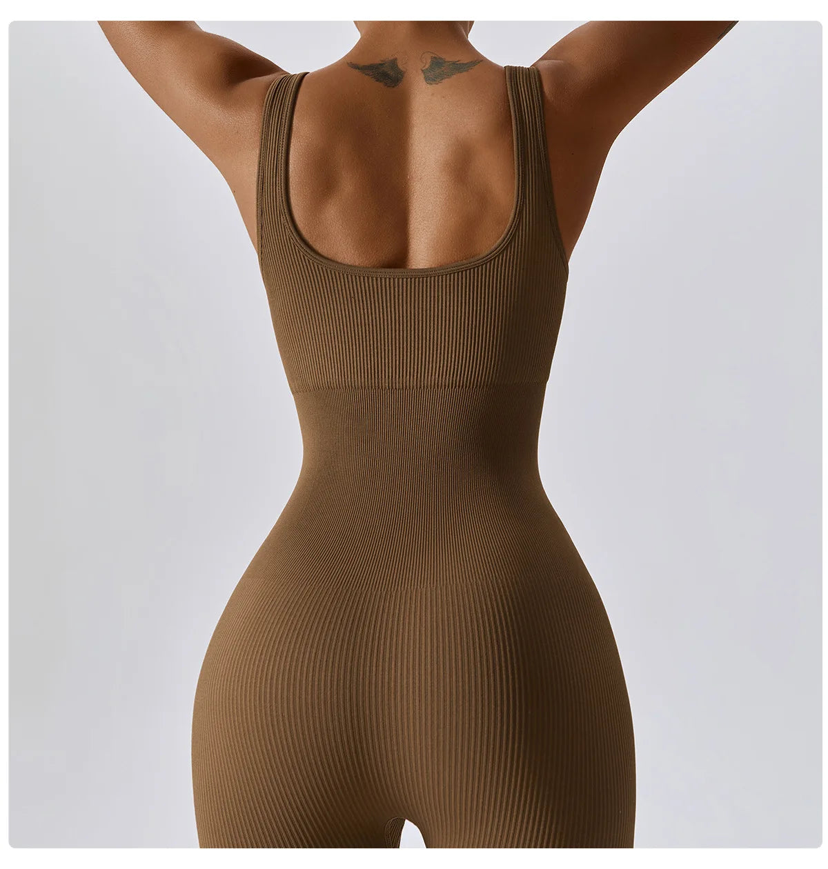 Women's Yoga One Piece Workout Bodysuit With Push up Bra
