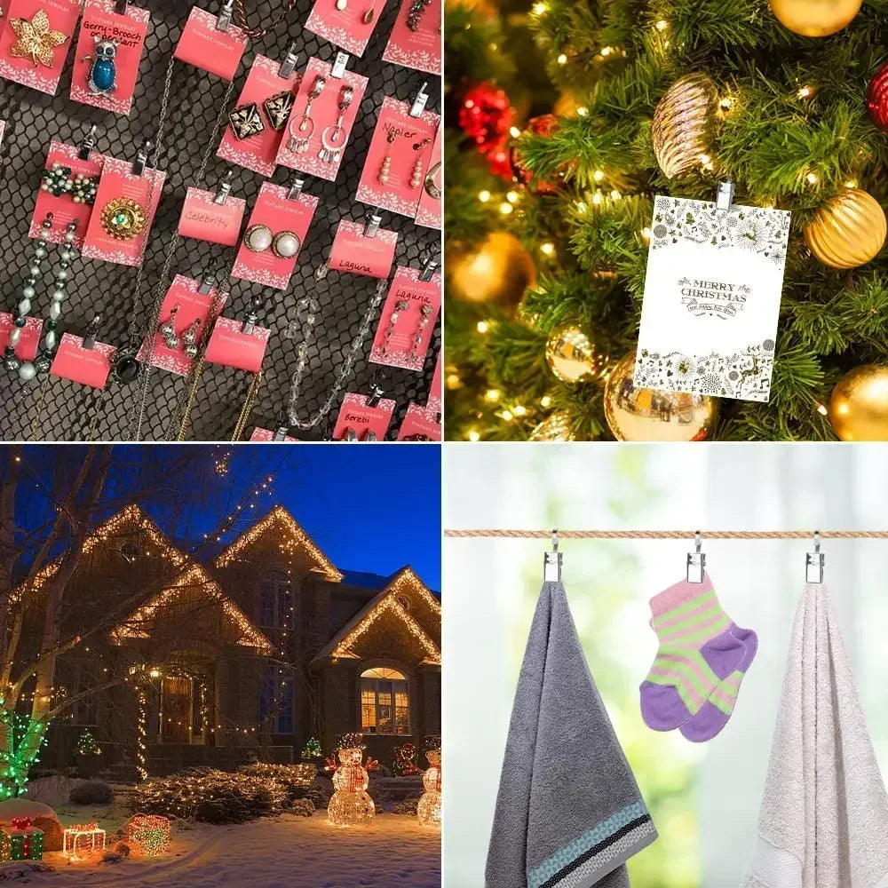 100/10PCS Multifunctional Photos/Curtain/Decoration Clips With Hook