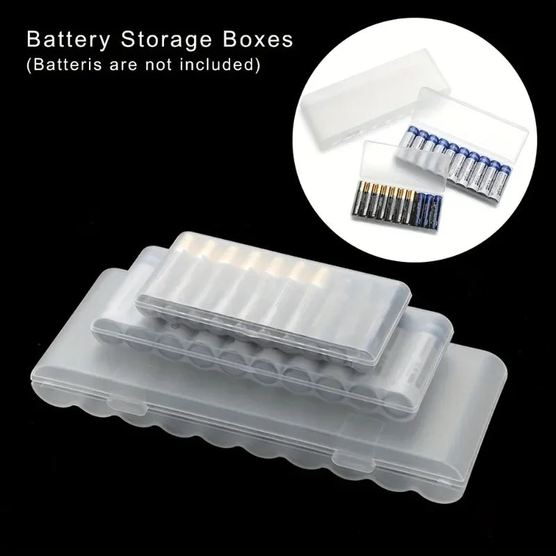 10 Slot Plastic Storage Box for AAA/AA Batteries