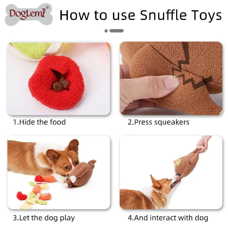 Pet Snuffle Roasted Turkey Toy