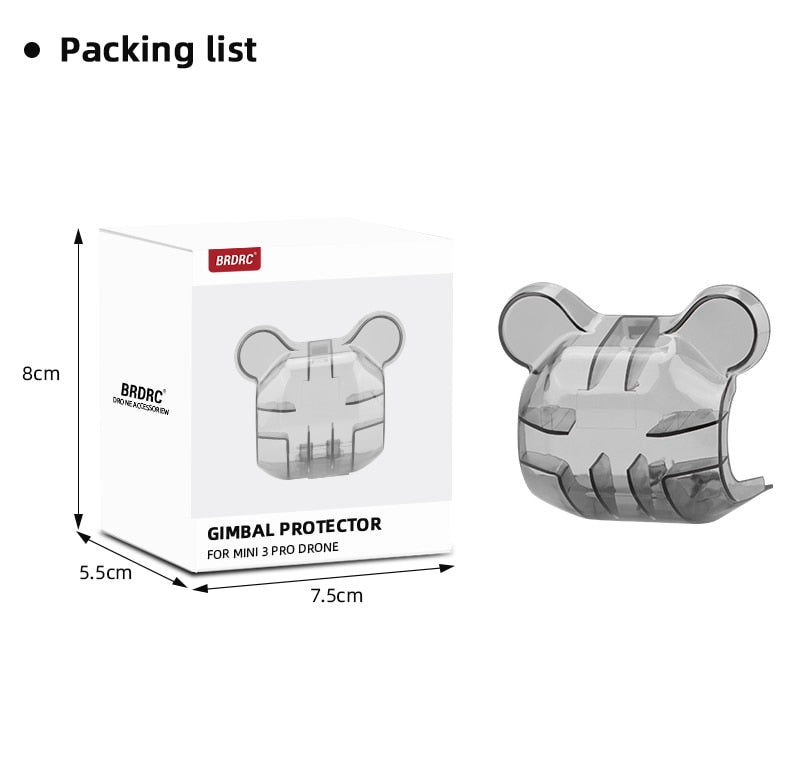 Lens Cap for DJI Mini 3 Pro Drone. Dust-proof Cap Gimbal Guard Quadcopter.