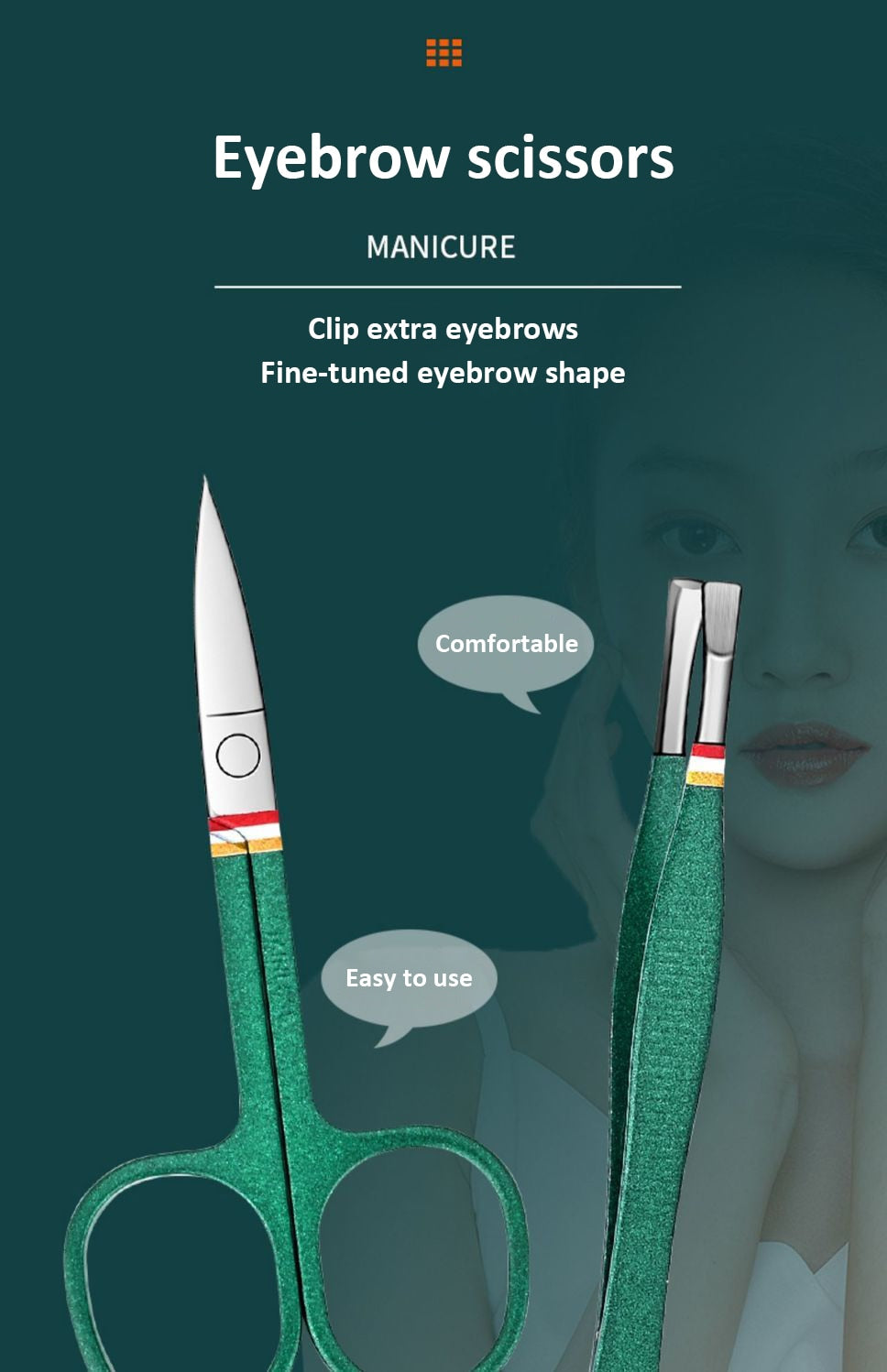 12-16pcs Stainless Steel Manicure Set With Folding Bag.