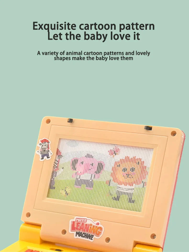 Toddler Fake Laptop with Light Music Mouse