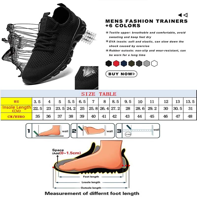 Men Casual Breathable Mesh Sport Shoes.