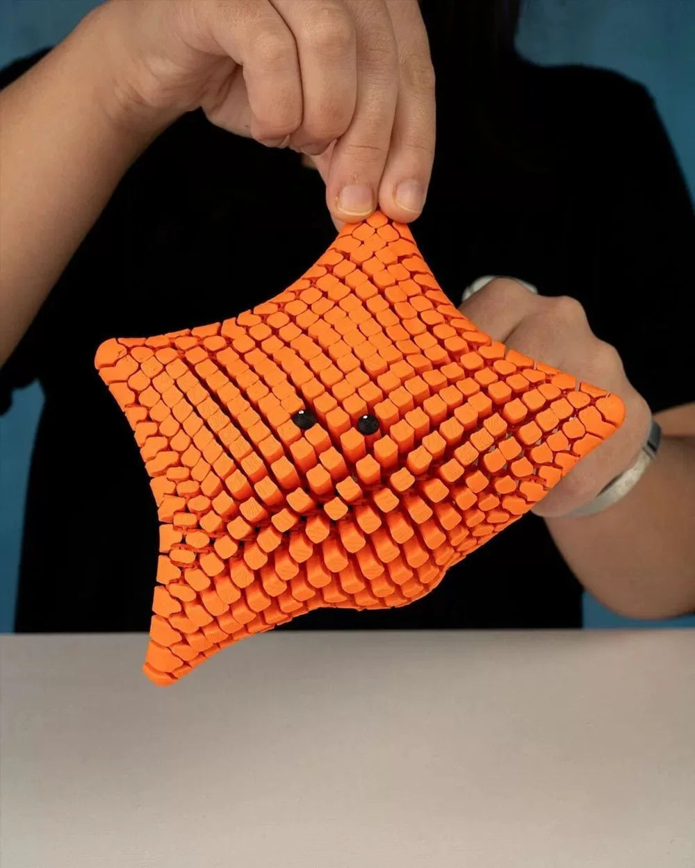 3D Printed Articulated Starfish Stress Relief Fidget Toy For Kids and Adults