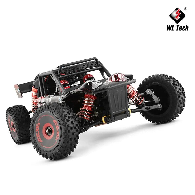 WLtoys -WL Off-Road Remote RC Racing Car 124016 V8 V2 1/12 4WD High Speed Brushless Motor.