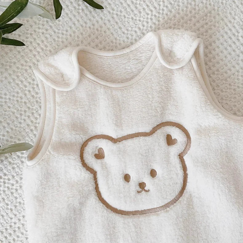 Baby Sleeveless Flannel Sleep Top