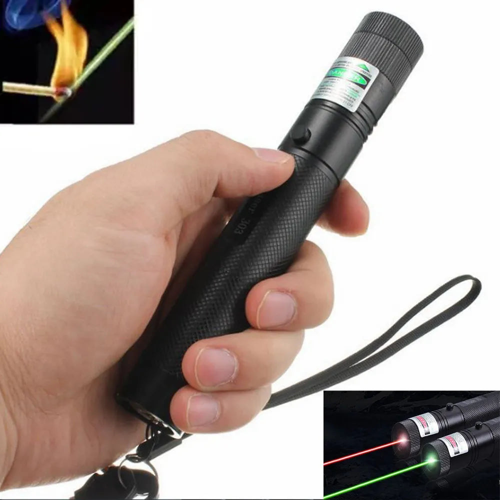 532nm 5mw High Power Green Laser Pointer With Adjustable Focus (Battery not included)