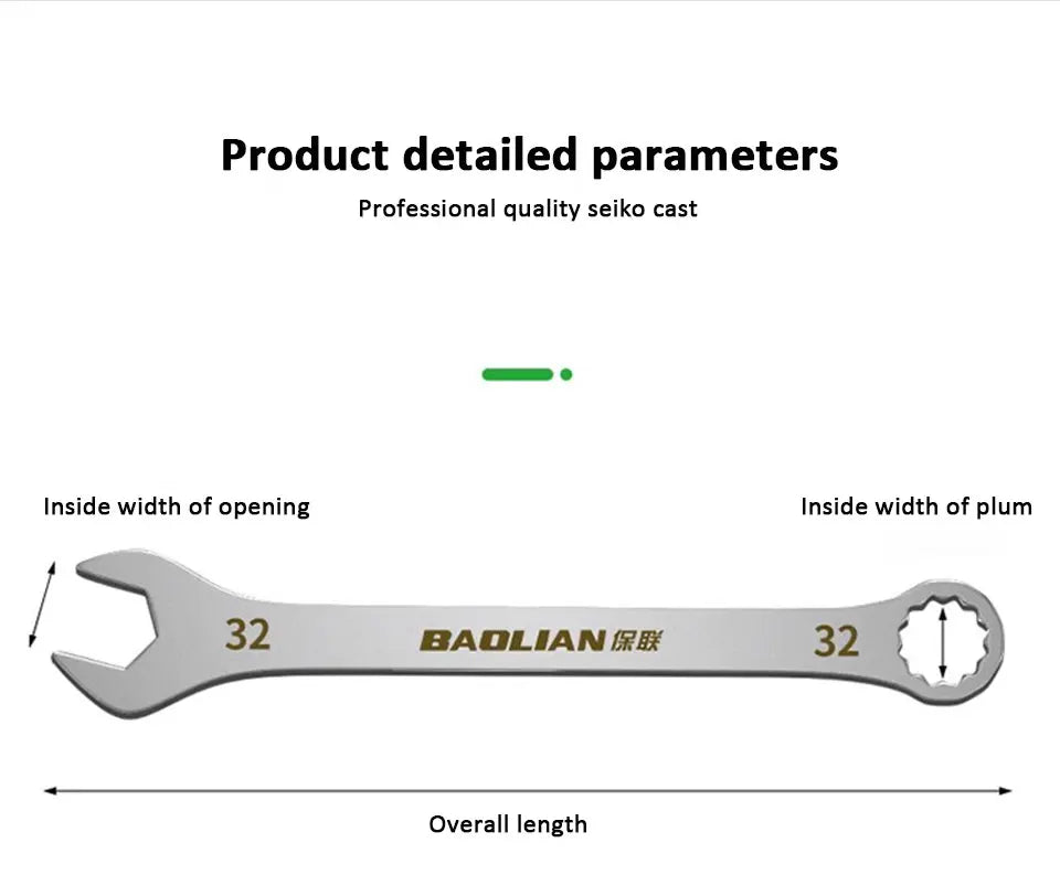 5-32MM Ultra-thin Universal Open End Wrenches