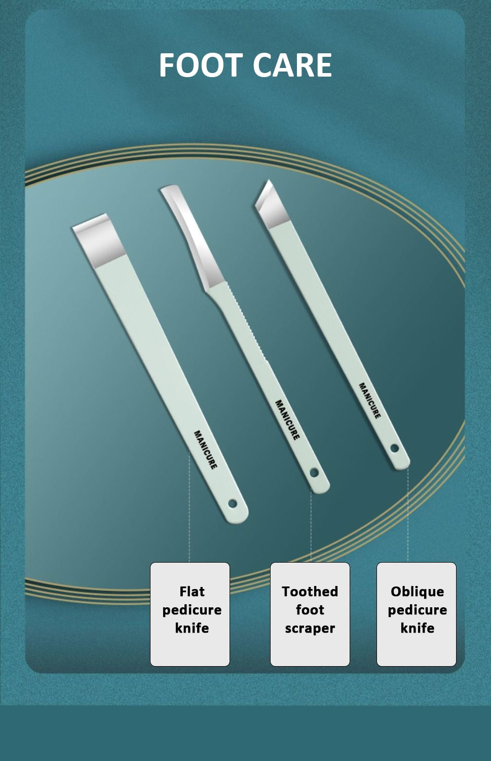 12 or 16 pcs Stainless Steel Manicure/Pedicure Set with Leather case.