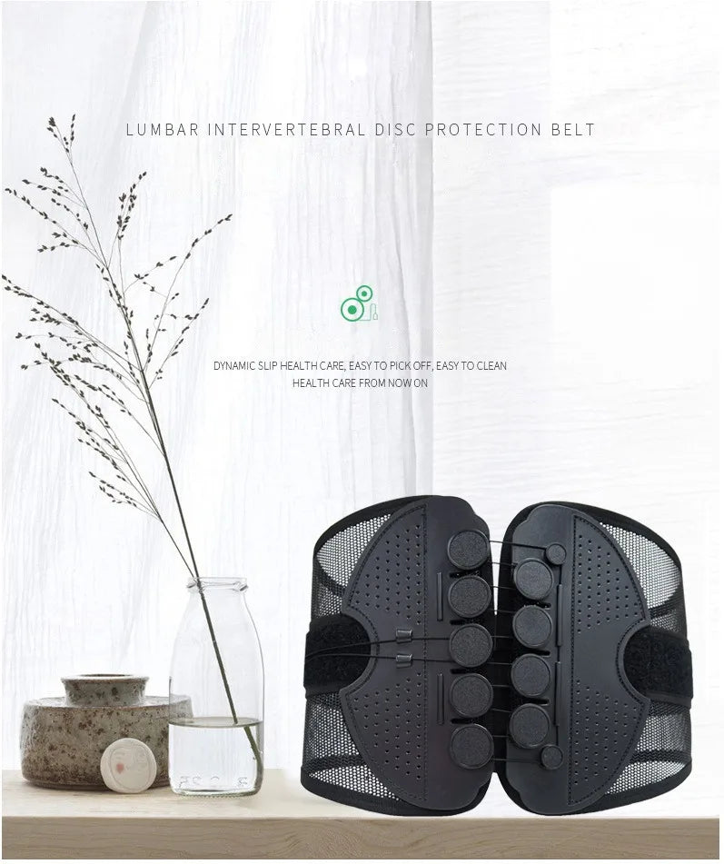 New Double Pull Waist/Back Brace For Lumbar Posture Support