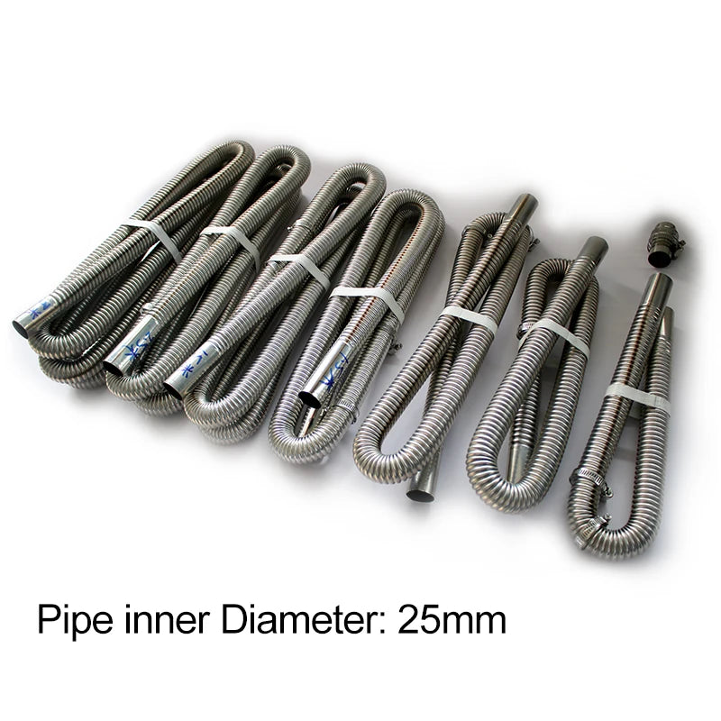 60cm 100cm 120cm 150cm 200cm 250cm 300cm Stainless Steel Exhaust Pipe For Air Diesel Parking Heater