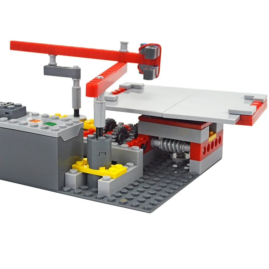 MOC 5110 Plotter Electric Motor Bricks Machine Model Drawings Technical Assemble Building Blocks