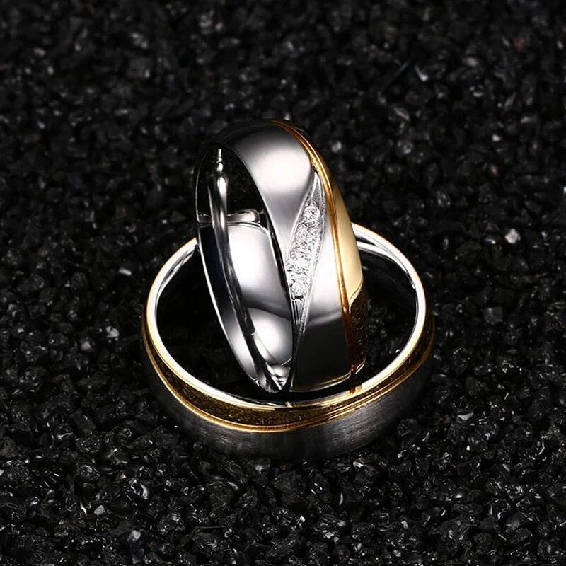 Men Or Women's Stainless Steel Personalized Rings.