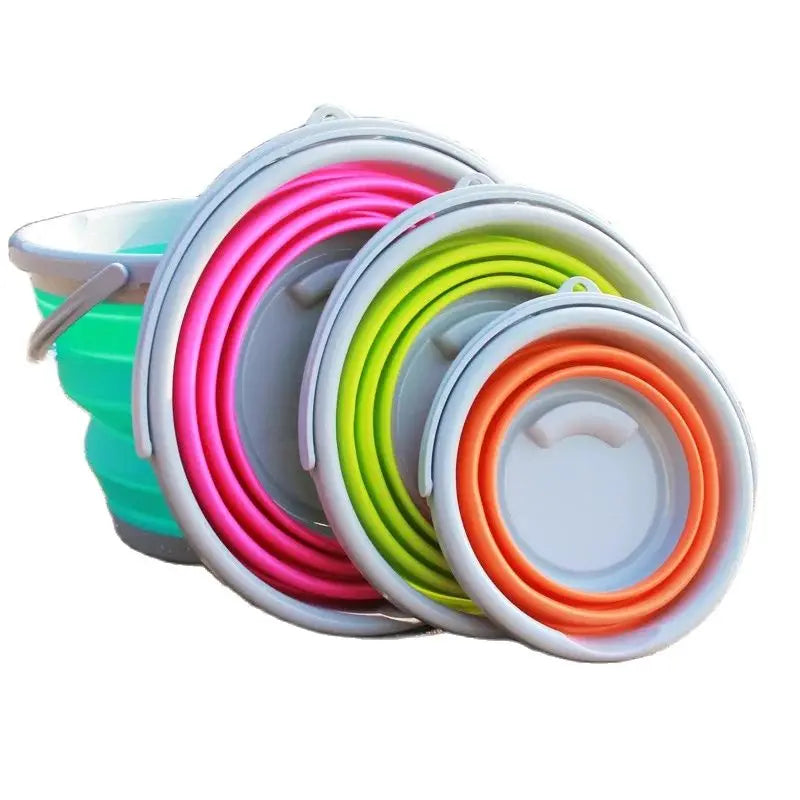 3L/5L/10L Multi-purpose Silicone Folding Bucket
