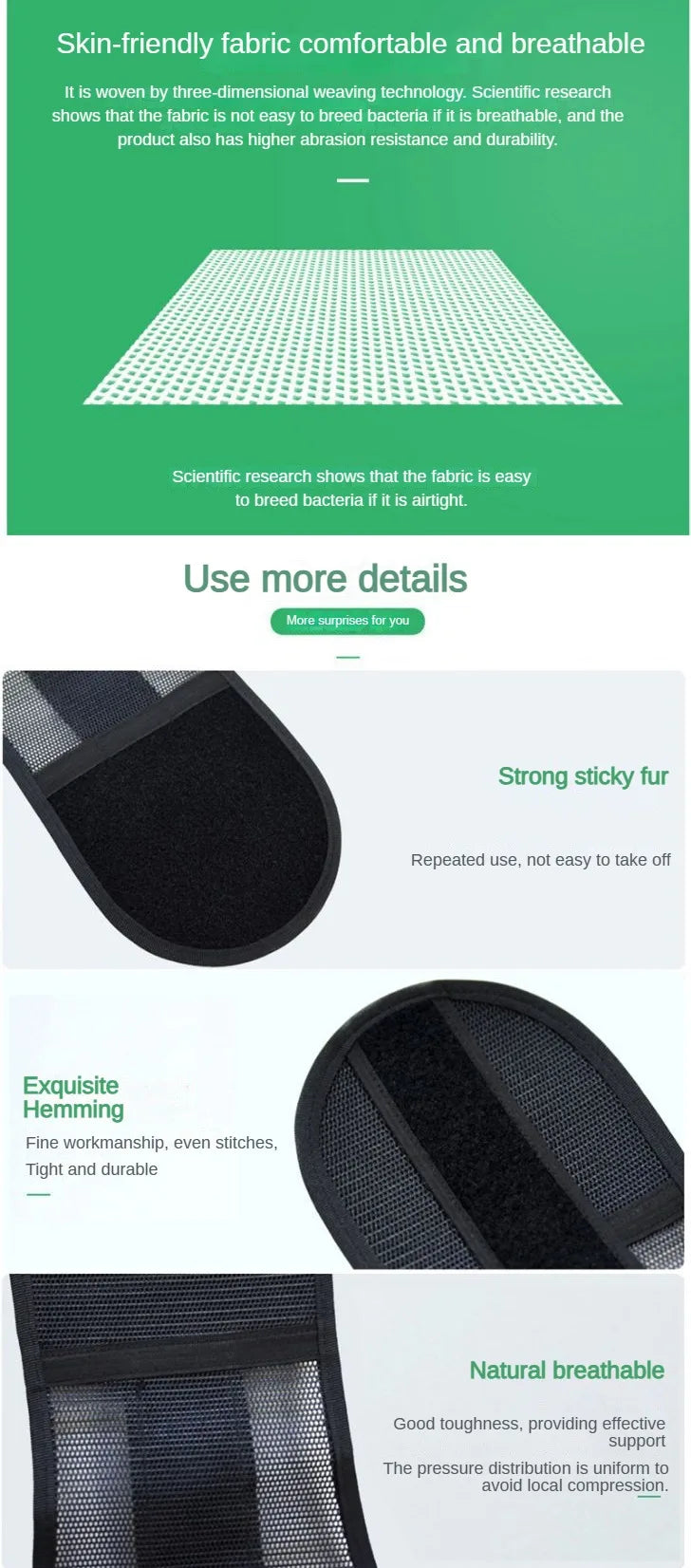 New Double Pull Waist/Back Brace For Lumbar Posture Support
