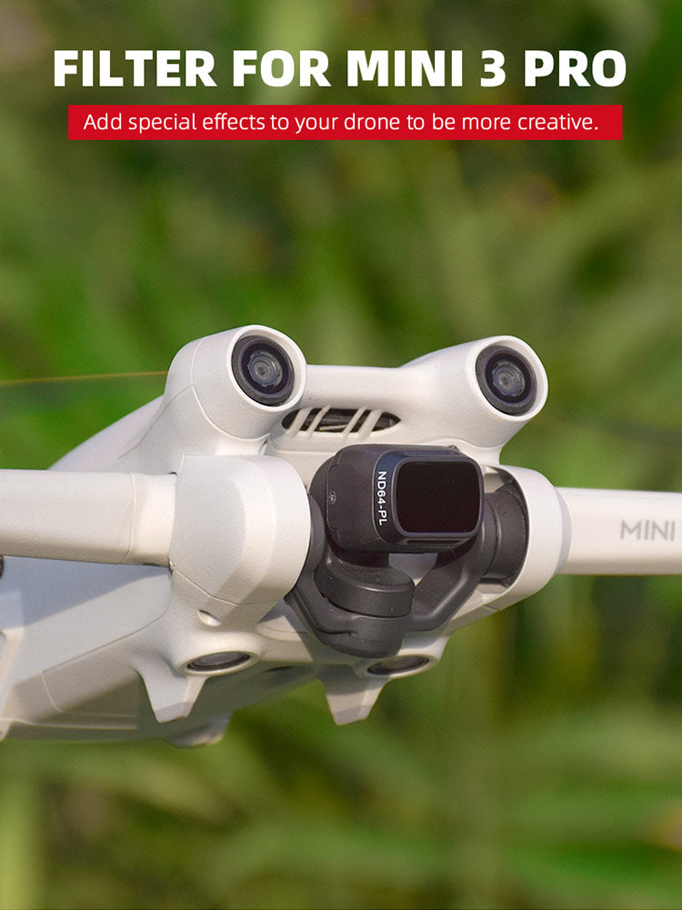 BRDRC UV CPL ND8 Neutral Density Lens Filters For DJI MINI 3 PRO Drone Camera.