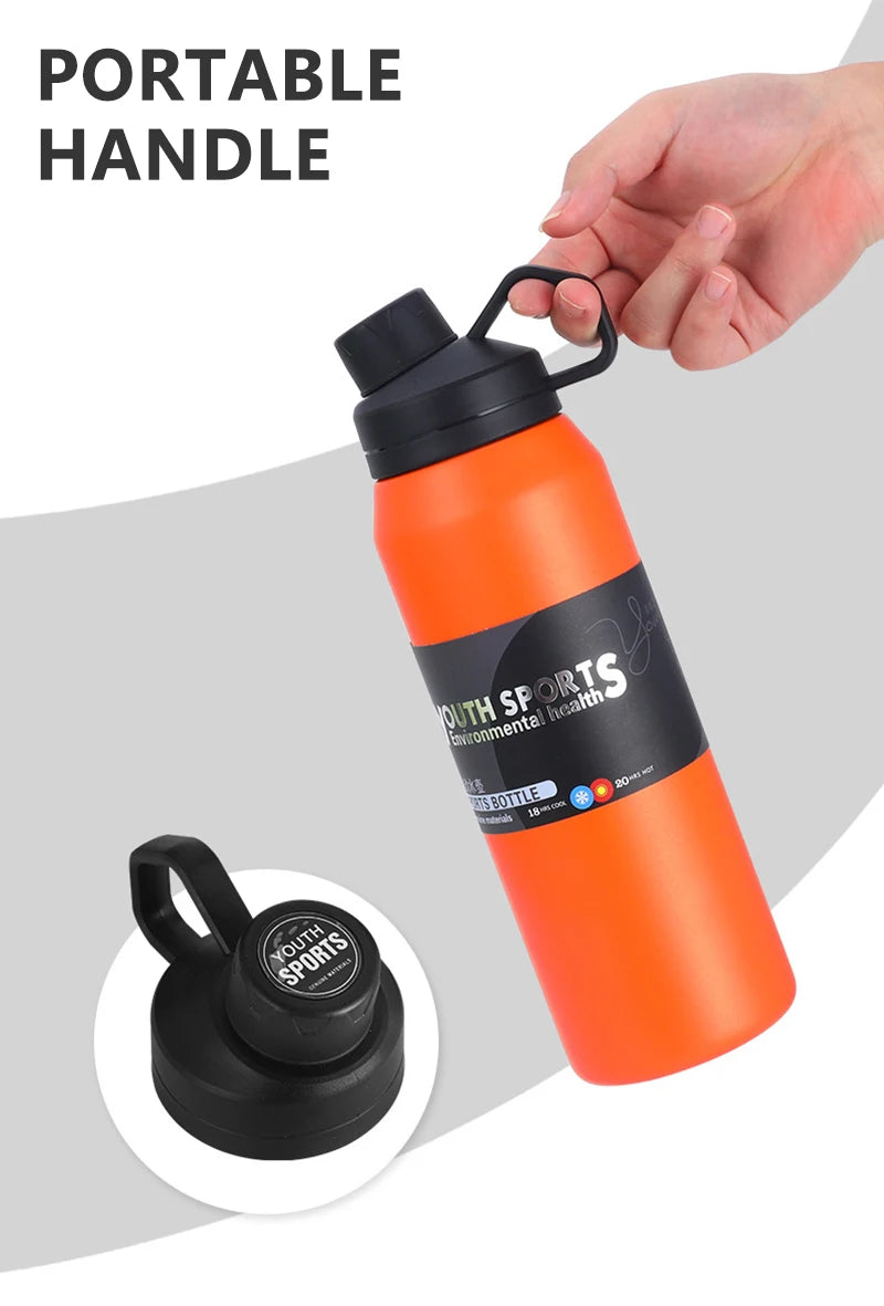 1000Ml Double Wall Stainless Steel Thermos