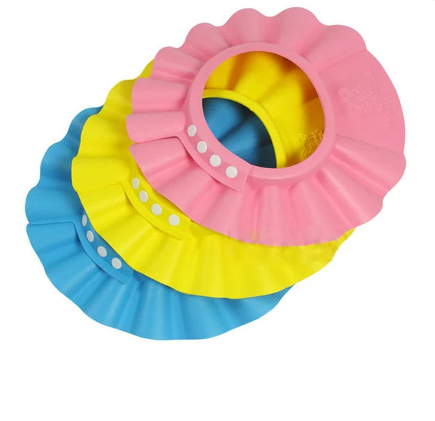 1/2/3PCS Adjustable Baby Shower Cap