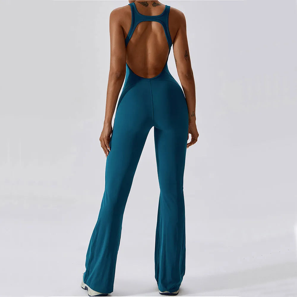 One Piece Activewear Legging Jumpsuit
