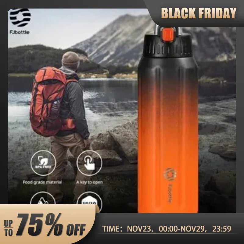 FJbottle Stainless Steel 600ml/21oz Insulated Leak-Proof, BPA-Free Water Bottle