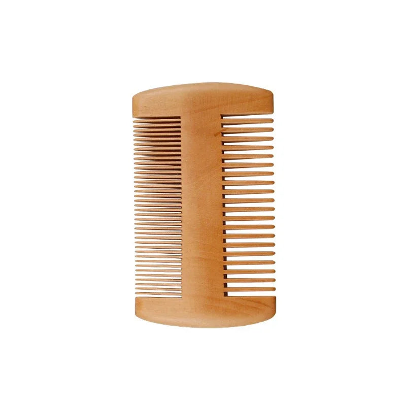 2pcs/set Boar Bristle Natural Beard Brush