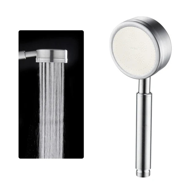 Stainless Steel Pressurized Rain Shower Head With Filter