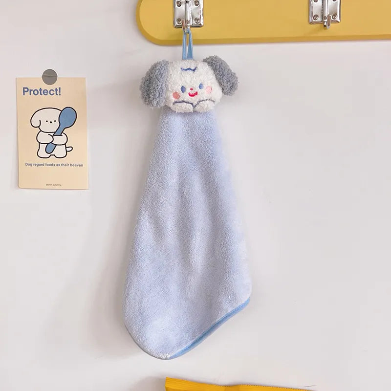 Children's Fleece  Hanging Hand Towels.