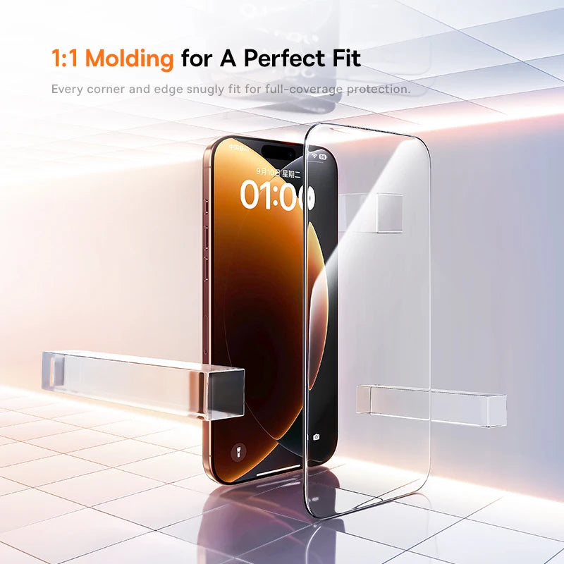 Baseus Tempered HD Screen Protector For iPhone 17 16 15 14 13 12 Pro Max