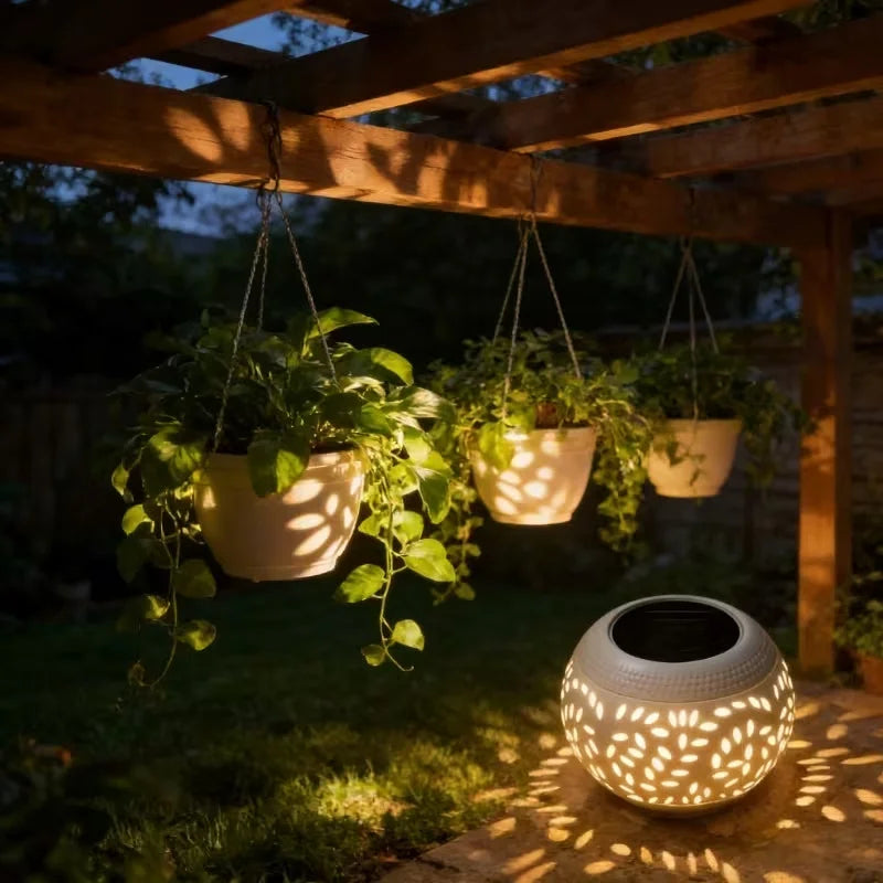 LED Metal Solar Table Light