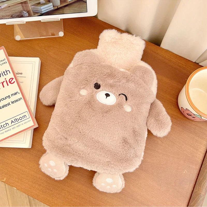 Plush Hot Water Bottle Cover