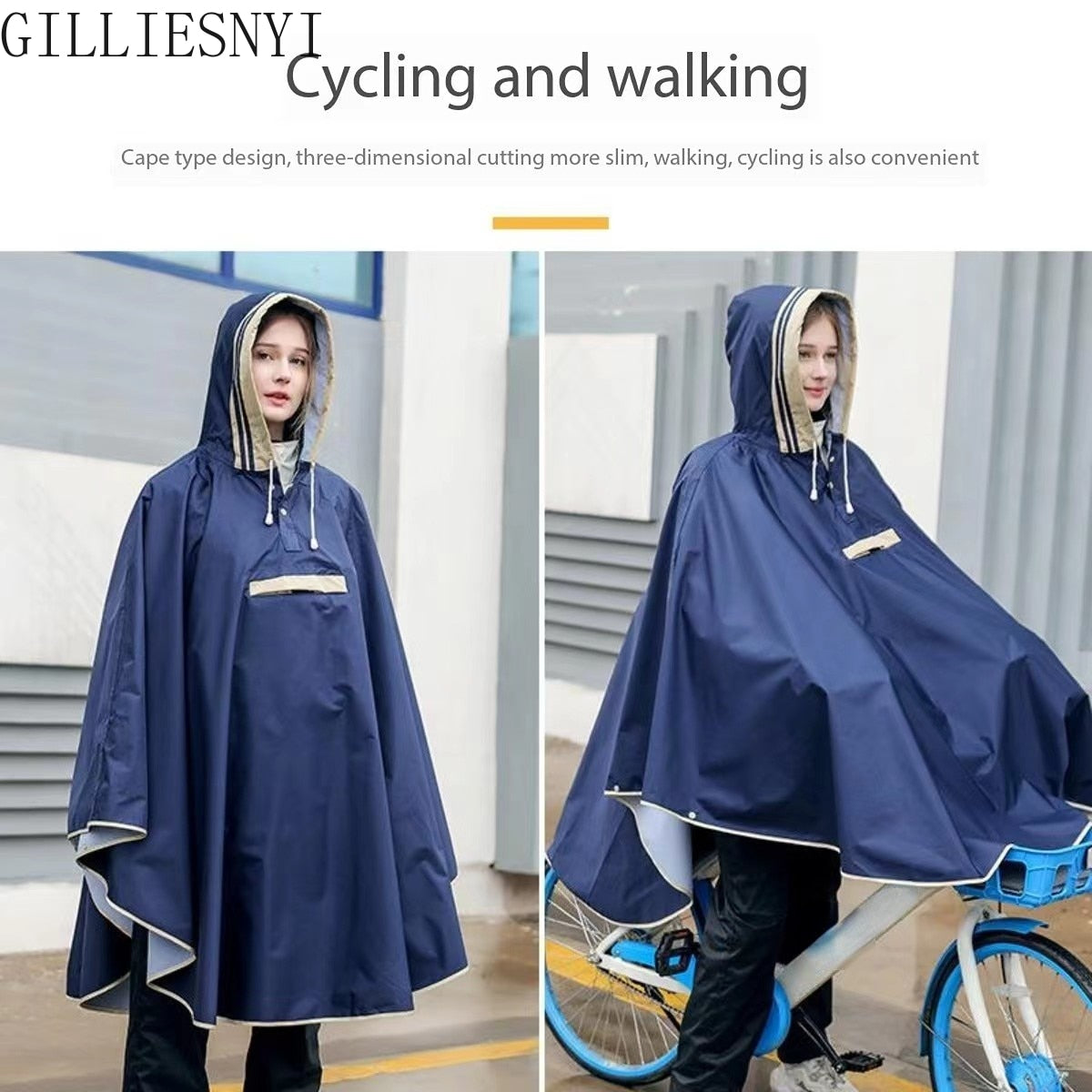 Adult/Children's Poncho Raincoat.