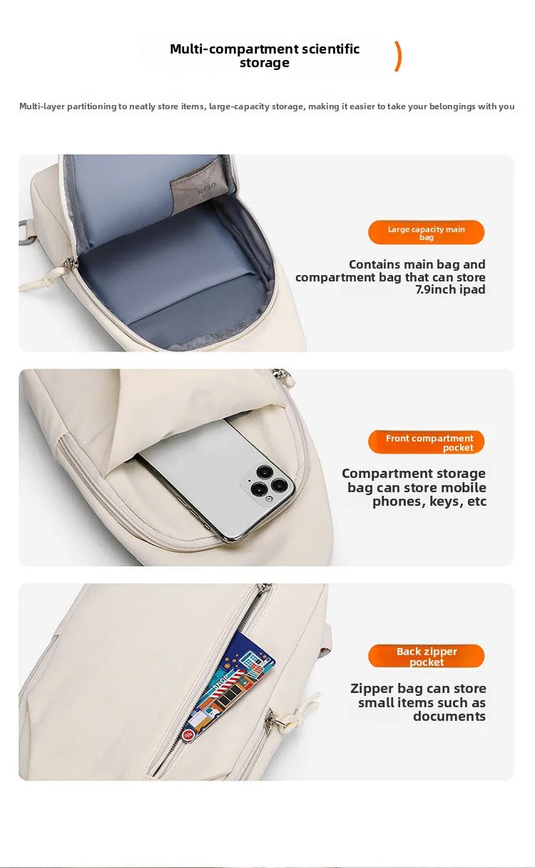 Men Or Women's Crossbody Casual Nylon Bag