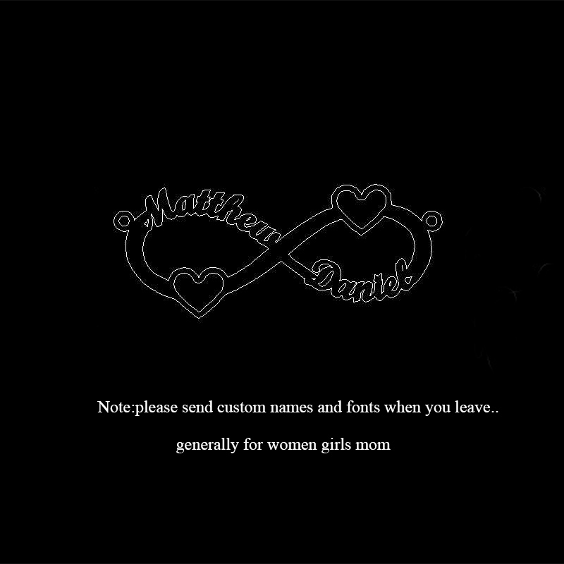 Vintage Custom stainless steel personalized necklace.