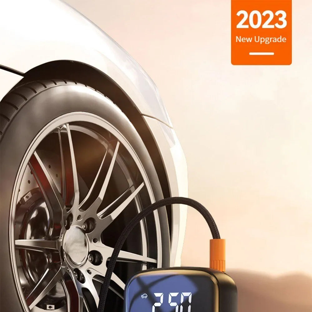 Wireless Car, Motorcycle Or Bicycle Air Compressor