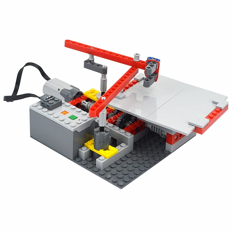 MOC 5110 Plotter Electric Motor Bricks Machine Model Drawings Technical Assemble Building Blocks