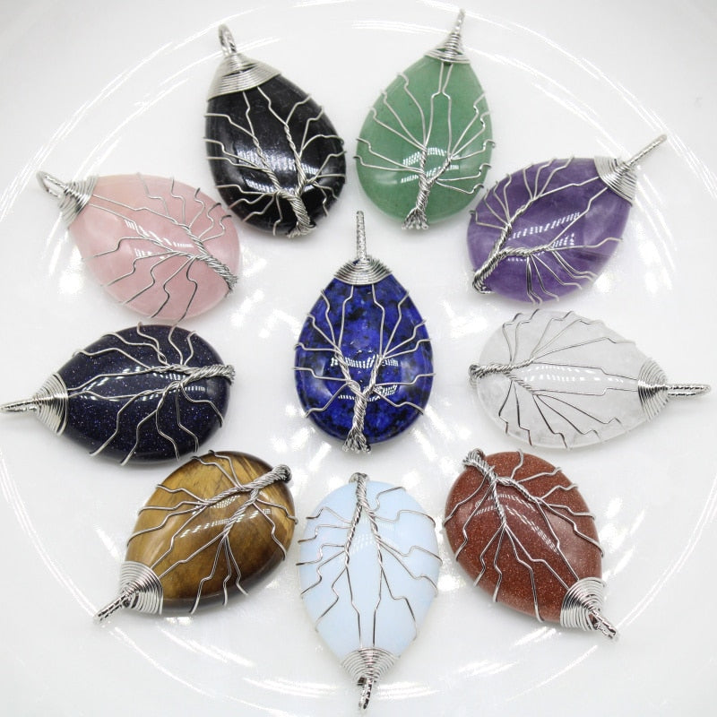Natural Stone Pendants To Create Your own Necklace.