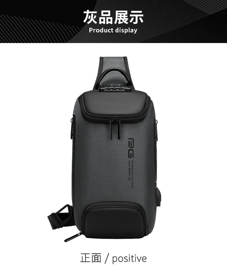 Bange Anti-theft Multifunction Waterproof Crossbody Bag
