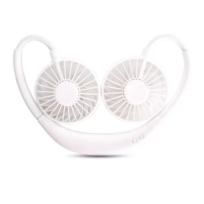 LED Rechargeable 3 Speed Silent Neck Fan
