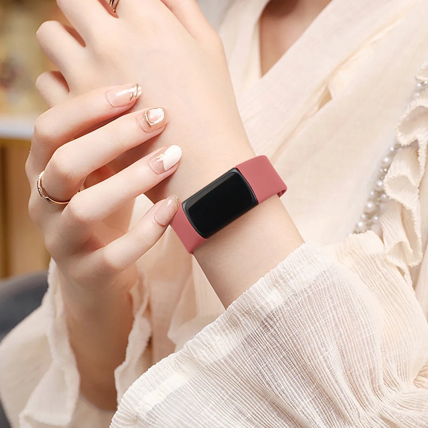 Adjustable Smartwatch Band for Fitbit Charge 5  And 6
