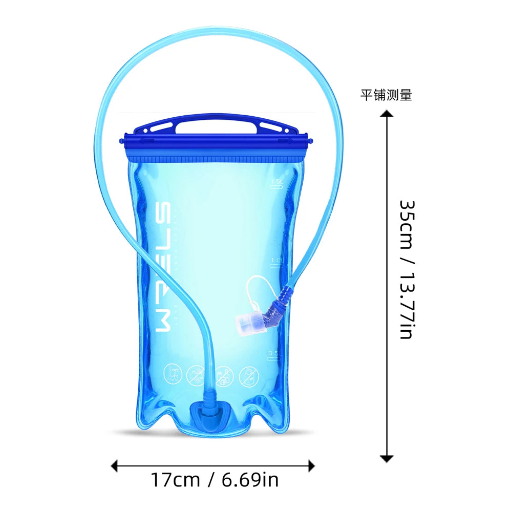 WRELS 1L/1.5L/2L/3LFoldable Outdoor Backpack Drinking Water Bag