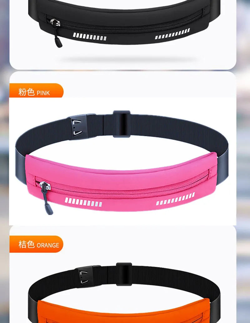 Waterproof Waist Running Belt For Phone, Money Or Keys
