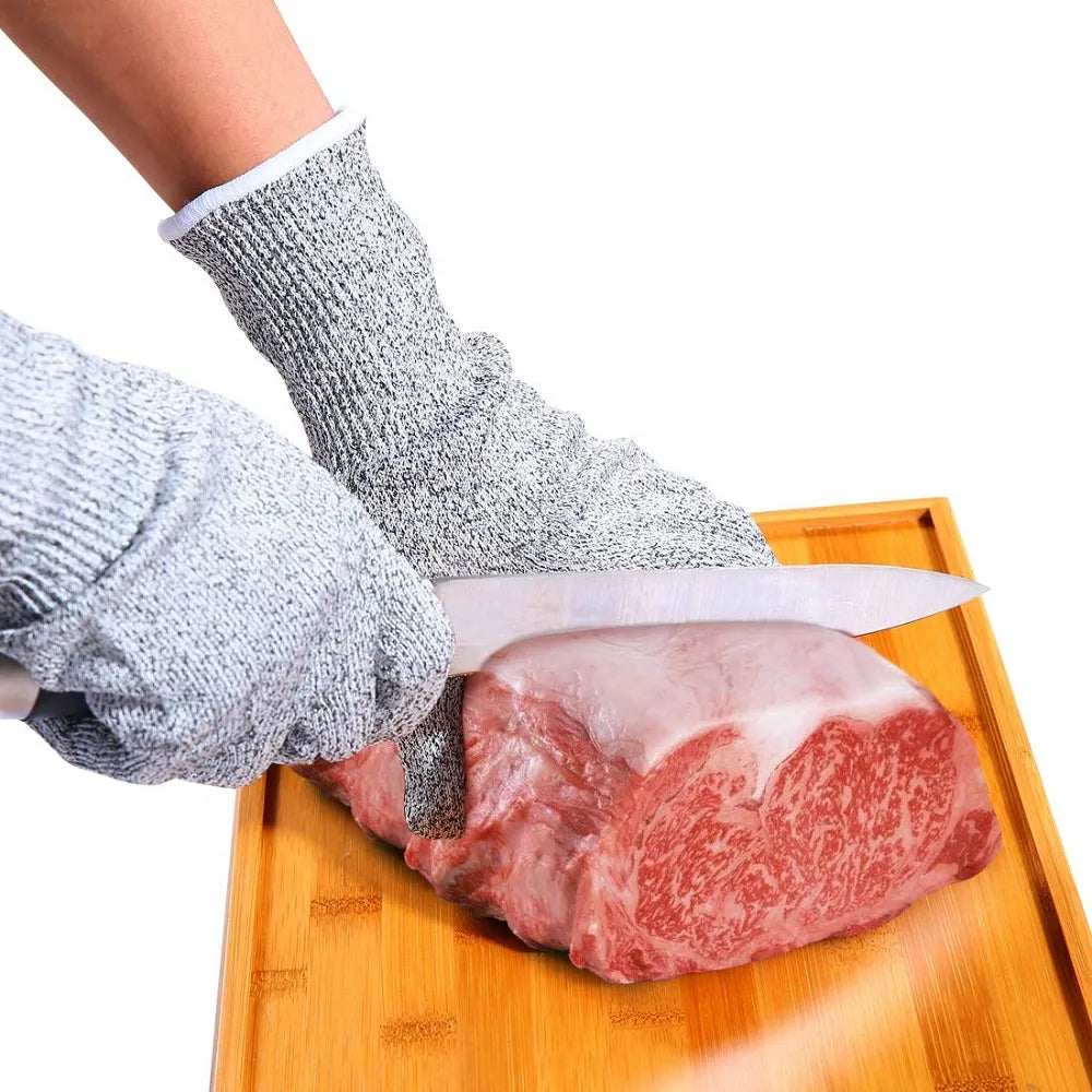 HPPE Level 5 Safety Anti Cut, Anti-Scratch Gloves For Industry, Gardening Or Kitchen Use.