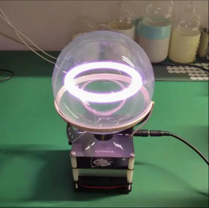 Plasma Ring Tesla Toroidal Plasma Ark Reactor Inert Gas Glowing Ion Sphere